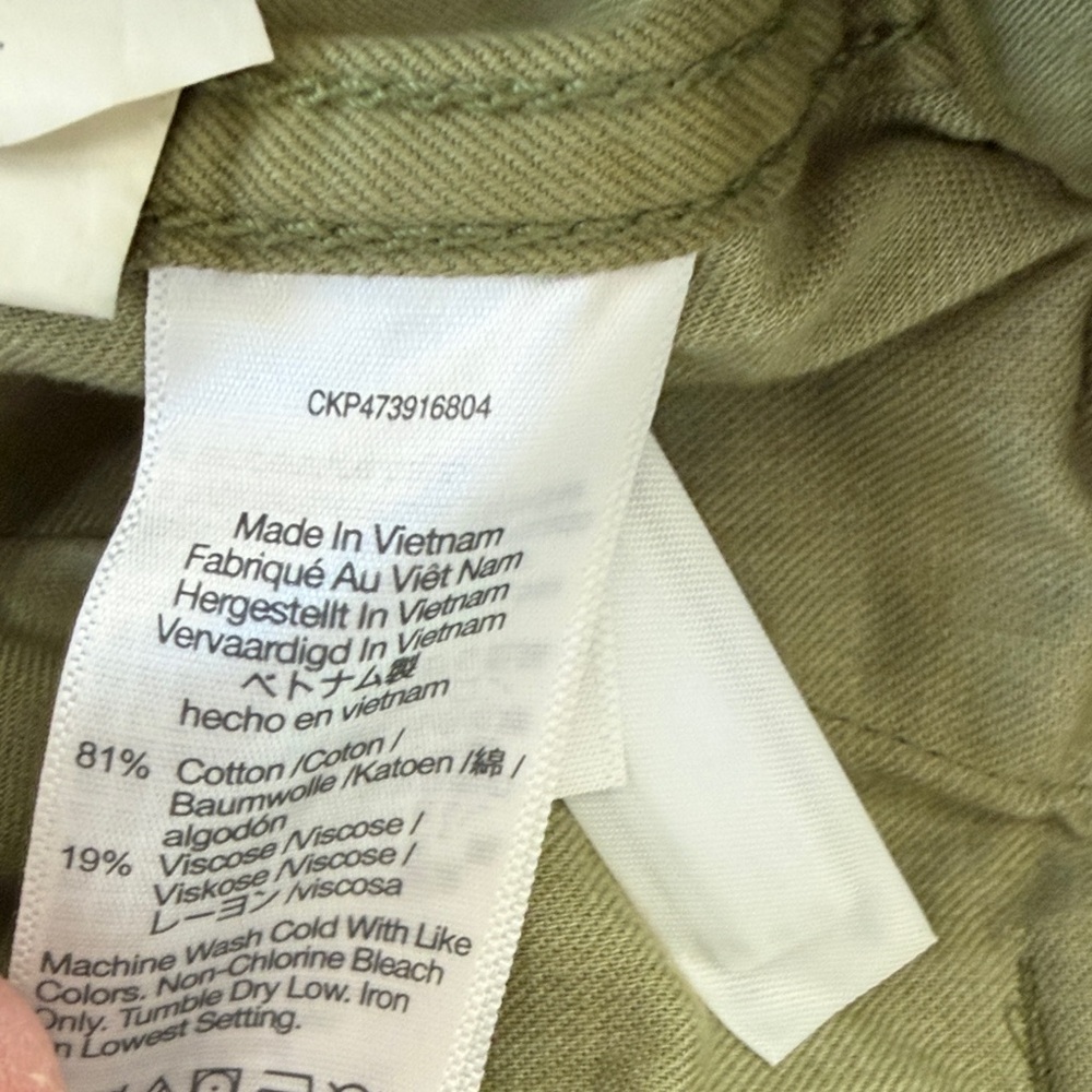 Madewell Olive Utility Pants in Light Olive - Picture 5 of 6